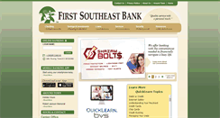 Desktop Screenshot of firstsoutheastbank.com